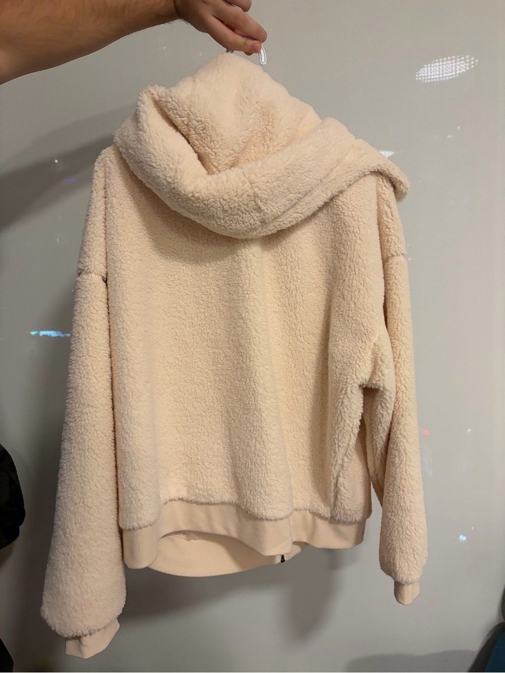 Cozy Sherpa Hoodie Jacket - DKNY